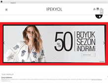 Tablet Screenshot of ipekyol.com.tr